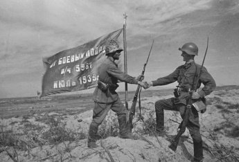Наступление Жукова у реки Халхин-Гол 20 августа 1939 года.